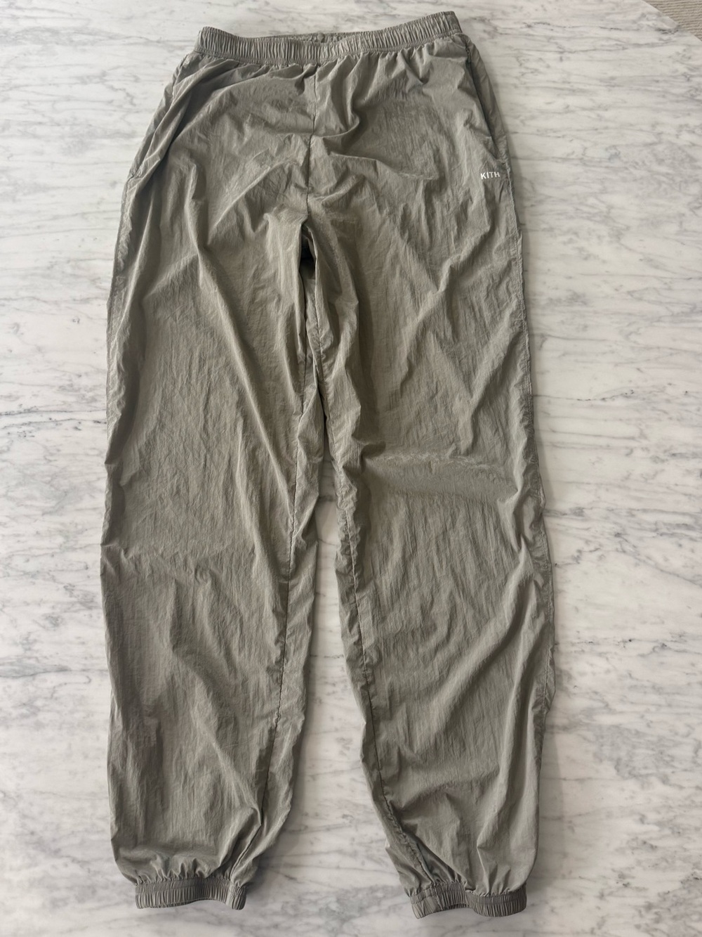 KITH Nylon Track Pants Size Small Gray Jogger Windbreaker Streetwear